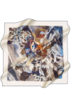 Renkli 90X90 İpek Tivil 