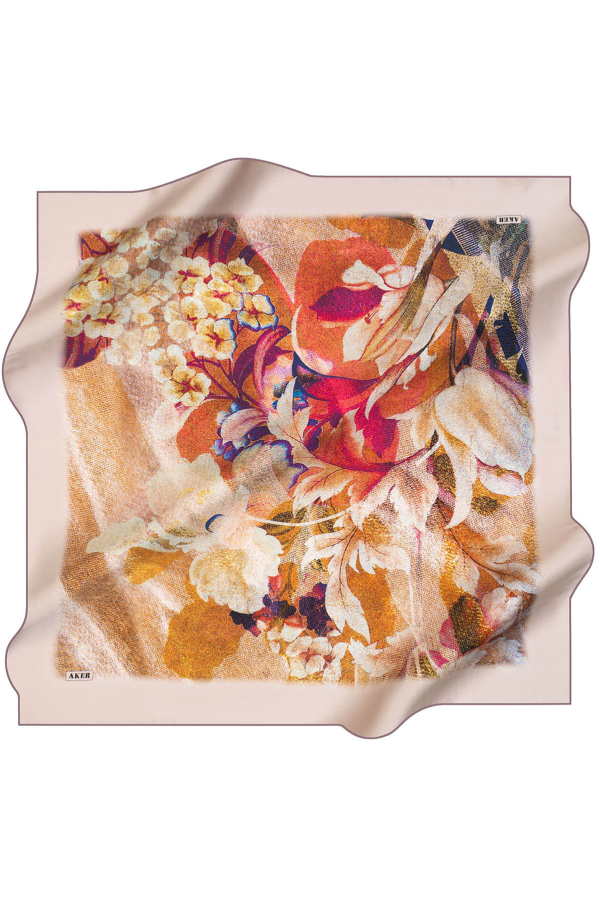 Renkli 90X90 İpek Tivil - 1