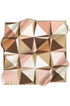 Renkli 90X90 İpek Tivil 