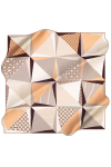 Renkli 90X90 İpek Tivil 