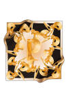 Geometrik Desenli 90X90 Pierre Cardin Krep Saten Eşarp 