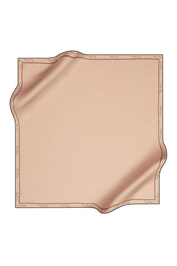 Renkli 90X90 Pierre Cardin Krep Saten Eşarp - 1