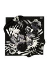 Çiçek Desenli 90X90 Pierre Cardin Krep Saten Eşarp 