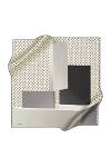 Renkli 90X90 Pierre Cardin Krep Saten Eşarp 