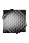 Renkli 90X90 Pierre Cardin Krep Saten Eşarp 