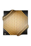 Renkli 90X90 Pierre Cardin Krep Saten Eşarp 