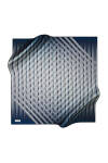 Renkli 90X90 Pierre Cardin Krep Saten Eşarp 