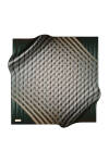 Renkli 90X90 Pierre Cardin Krep Saten Eşarp 