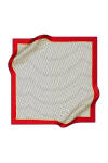 Renkli 90X90 Pierre Cardin Krep Saten Eşarp 