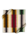 Renkli 90X90 Pierre Cardin Krep Saten Eşarp 