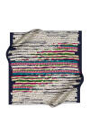 Geometrik Desenli 90X90 Pierre Cardin Krep Saten Eşarp 