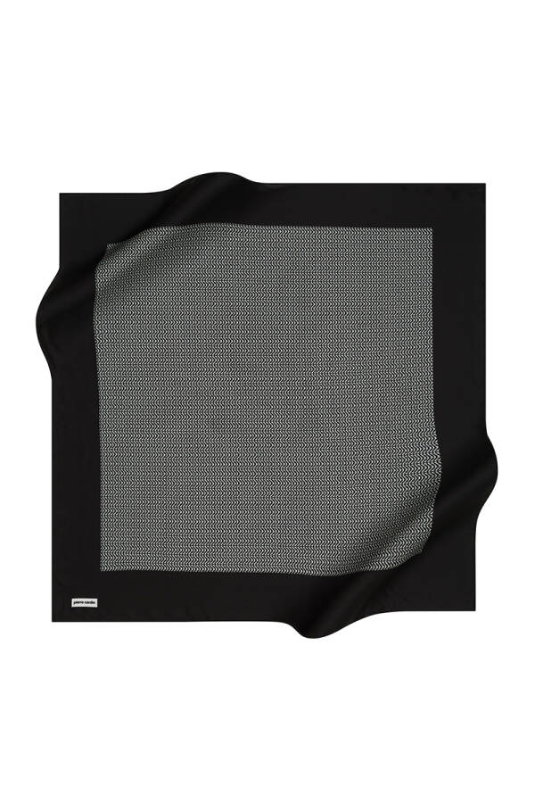 Renkli 90X90 Pierre Cardin Krep Saten Eşarp - 1