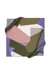 Geometrik Desenli 90X90 Pierre Cardin Polyester Tivil Eşarp 