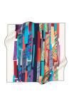 Renkli 90X90 Pierre Cardin Polyester Tivil Eşarp 