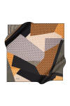 Geometrik Desenli 90X90 Pierre Cardin Polyester Tivil Eşarp 