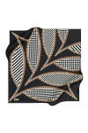 Geometrik Desenli 90X90 Polyester Twill Eşarp 