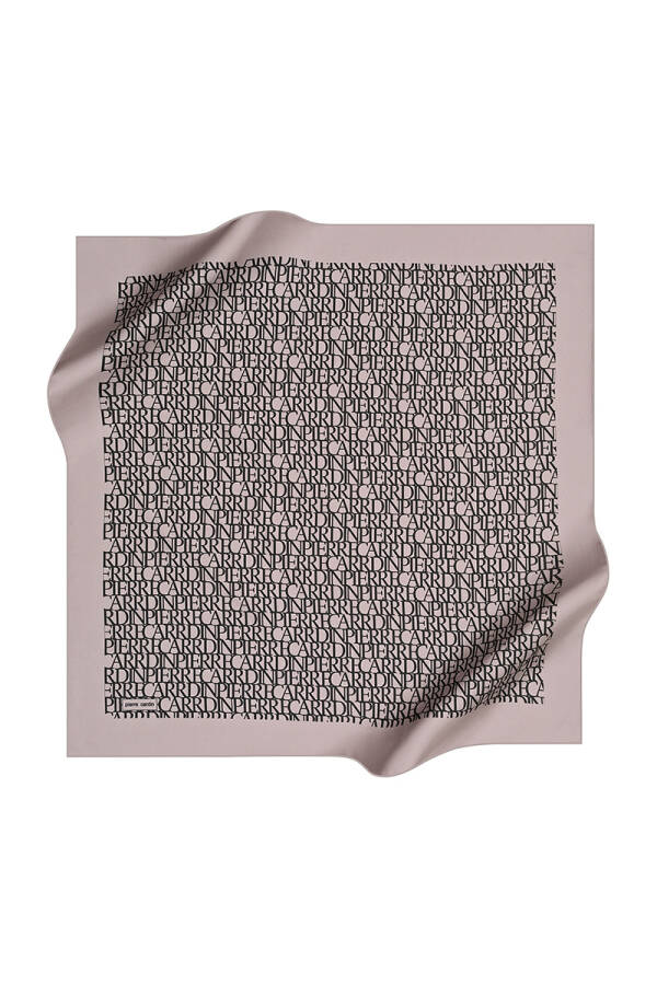Logo Desenli 90X90 Pierre Cardin Polyester Tivil Eşarp - 1