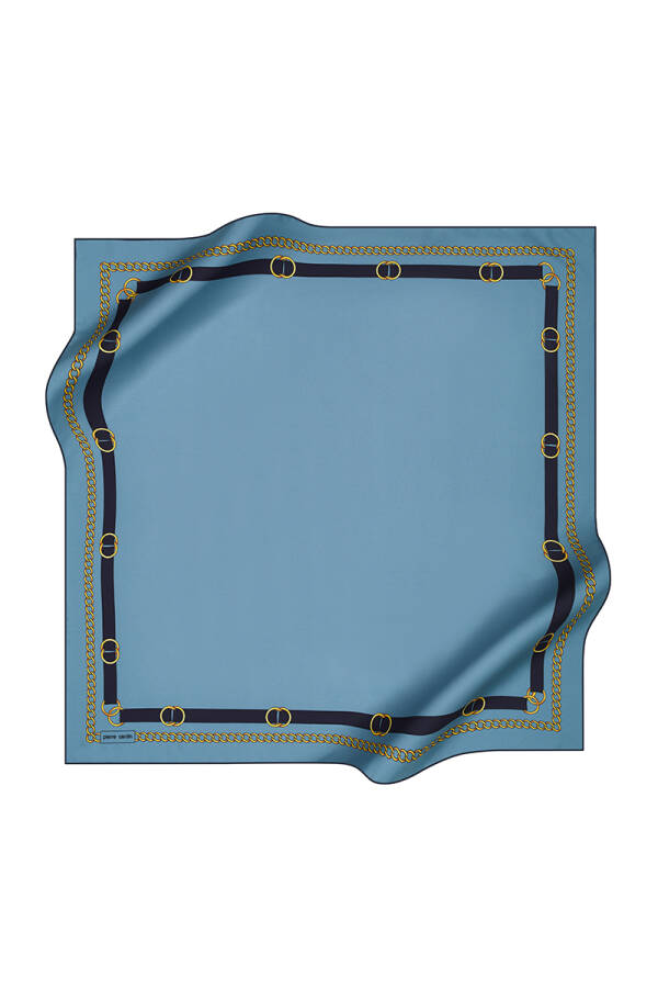 Renkli 90X90 Pierre Cardin Polyester Tivil Eşarp - 1