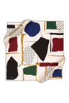 Renkli 90X90 Pierre Cardin Tivil Eşarp 