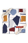 Renkli 90X90 Pierre Cardin Tivil Eşarp 