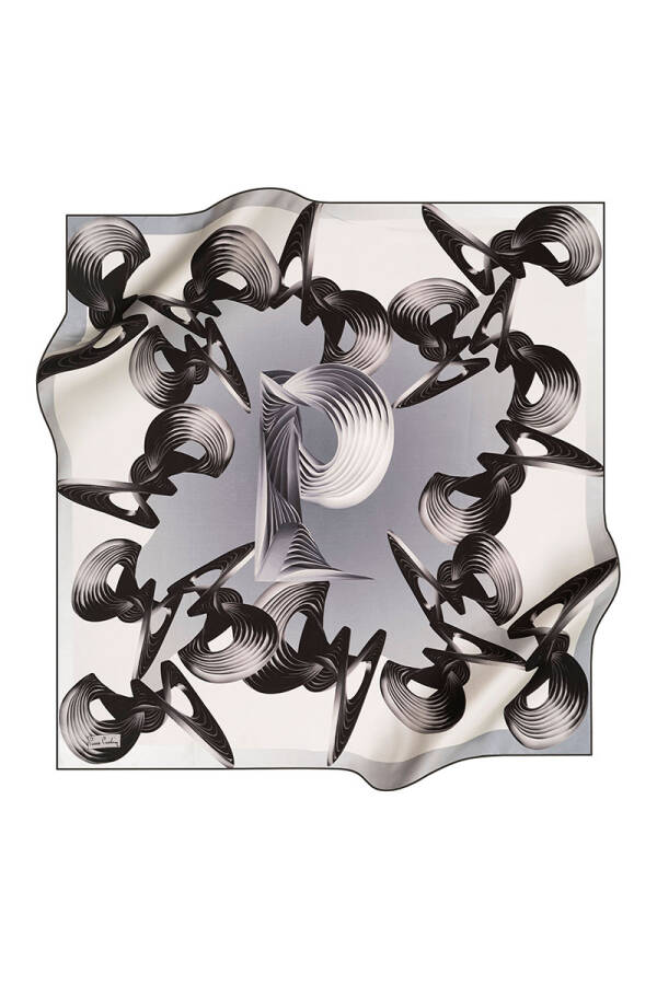 Renkli 90X90 Pierre Cardin Tivil Eşarp - 1