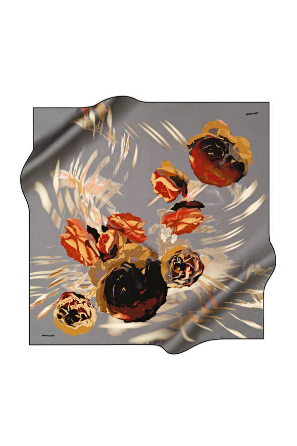 Renkli 90X90 Pierre Cardin Tivil Eşarp - 1