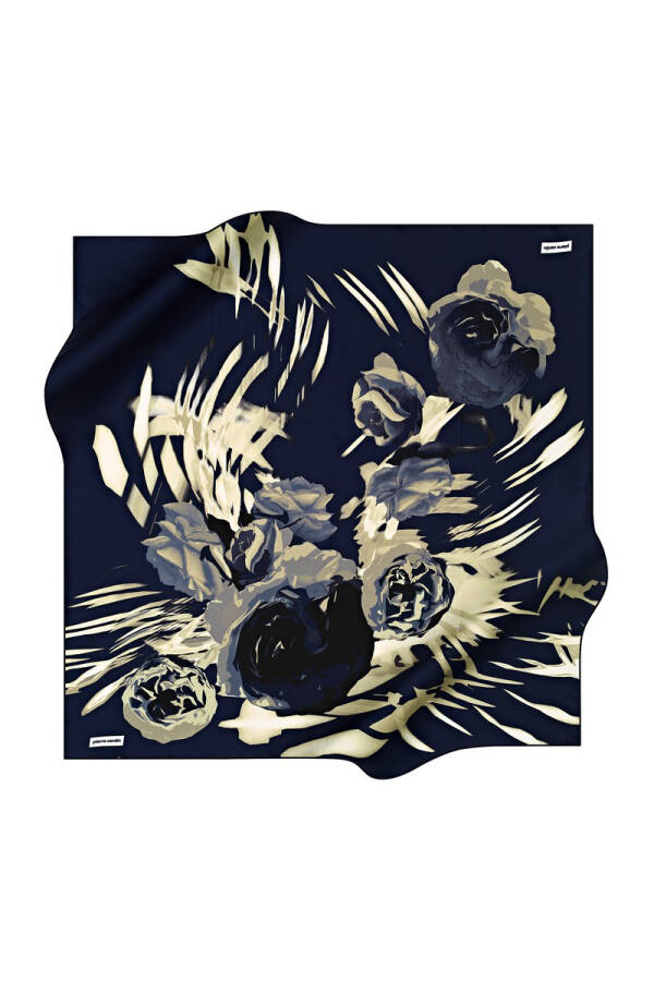 Renkli 90X90 Pierre Cardin Tivil Eşarp - 1