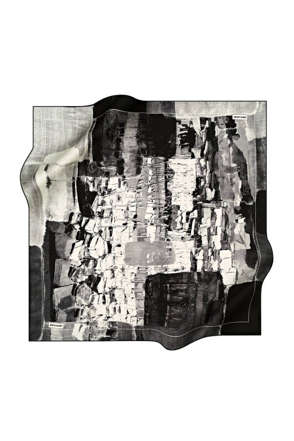 Fırça Desenli 90X90 Pierre Cardin Tivil Eşarp - 1