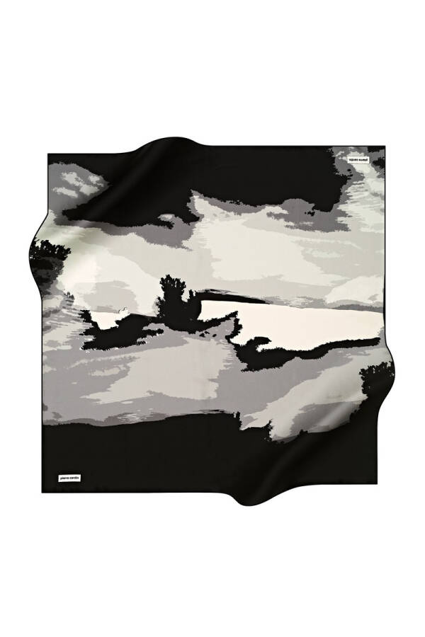 Renkli 90X90 Pierre Cardin Tivil Eşarp - 1