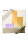 Geometrik Desenli 90X90 Pierre Cardin Tivil Eşarp 