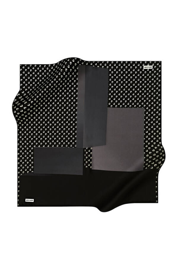 Geometrik Desenli 90X90 Pierre Cardin Tivil Eşarp - 1
