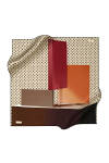 Geometrik Desenli 90X90 Pierre Cardin Tivil Eşarp 