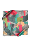Geometrik Desenli 90X90 Pierre Cardin Tivil Eşarp 