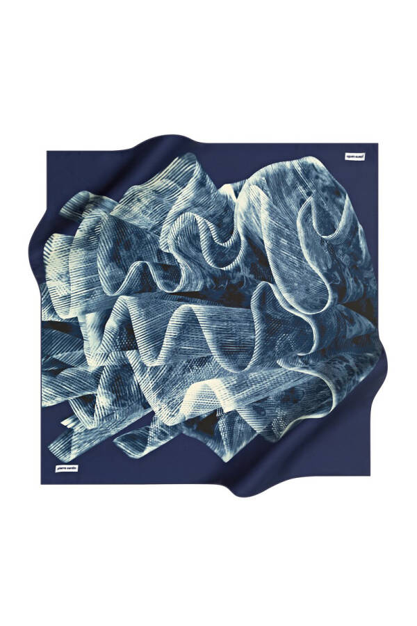 Geometrik Desenli 90X90 Pierre Cardin Tivil Eşarp - 1