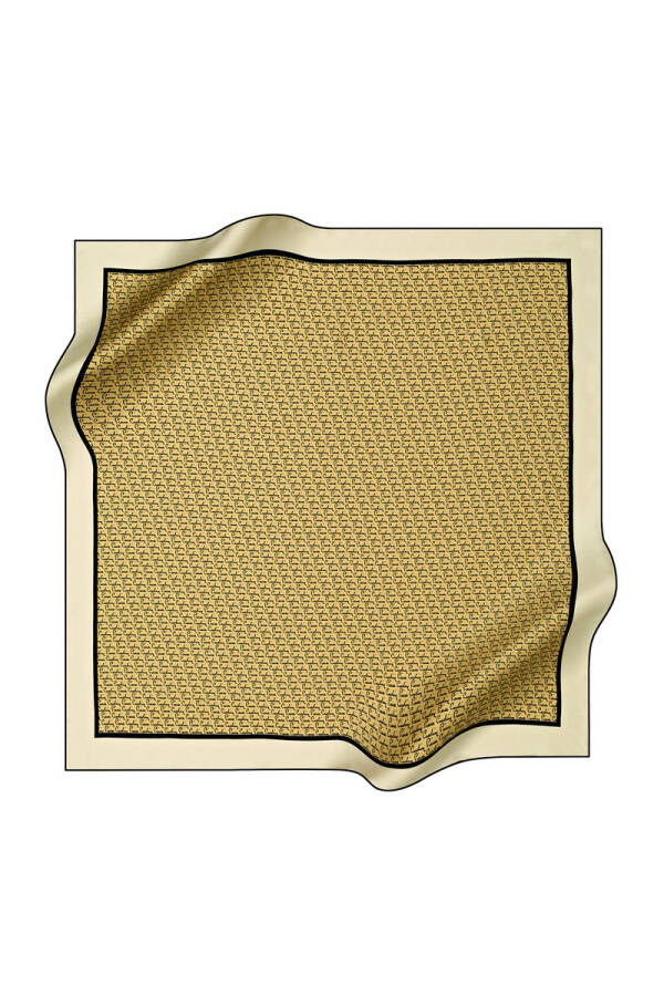 Geometrik Desenli 90X90 Pierre Cardin Tivil Eşarp - 1