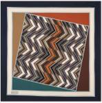 Geometrik Desenli 90X90 Wooltouch 