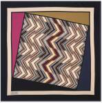Geometrik Desenli 90X90 Wooltouch 