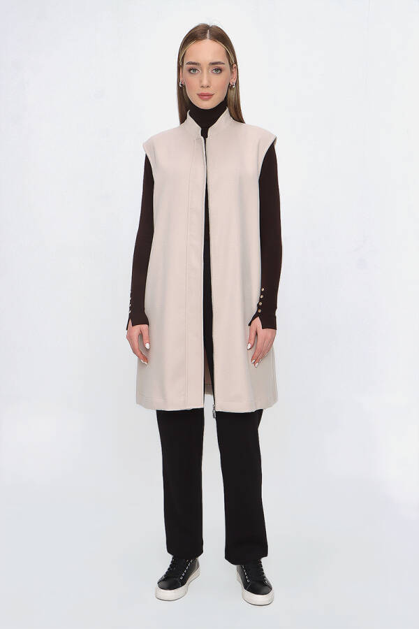 Pudra Hakim Yaka Yelek - 2