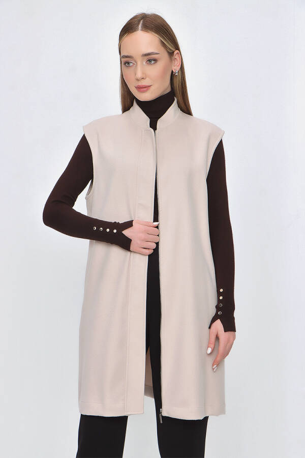 Pudra Hakim Yaka Yelek - 3