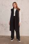 Siyah Örme Yelek - 2