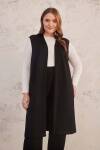 Siyah Örme Yelek - 7