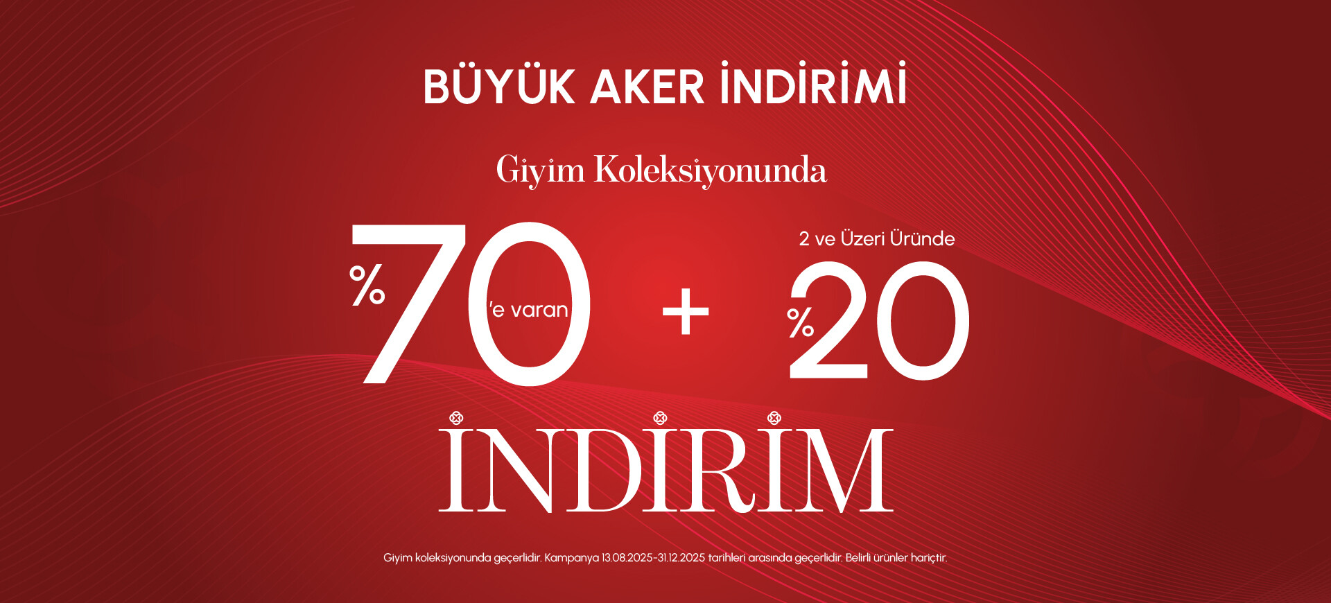 % 70 + % 20 İNDİRİM