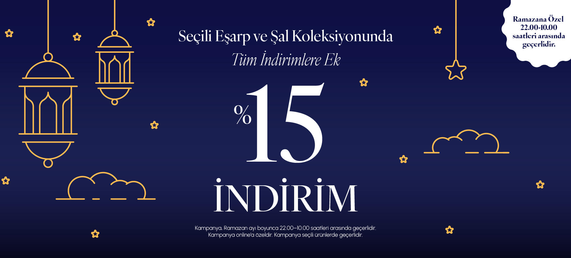 Ramazan Özel %15 İndirim