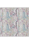 Açık Gri 90X90 İpek Twill Eşarp 