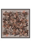Açık Kahverengi 90X90 İpek Twill Eşarp 