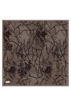 Açık Kahverengi 90X90 İpek Twill Eşarp 