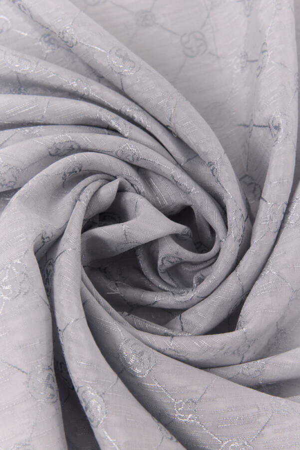 Açık Mavi 70X190 CM Koza Şal - 4