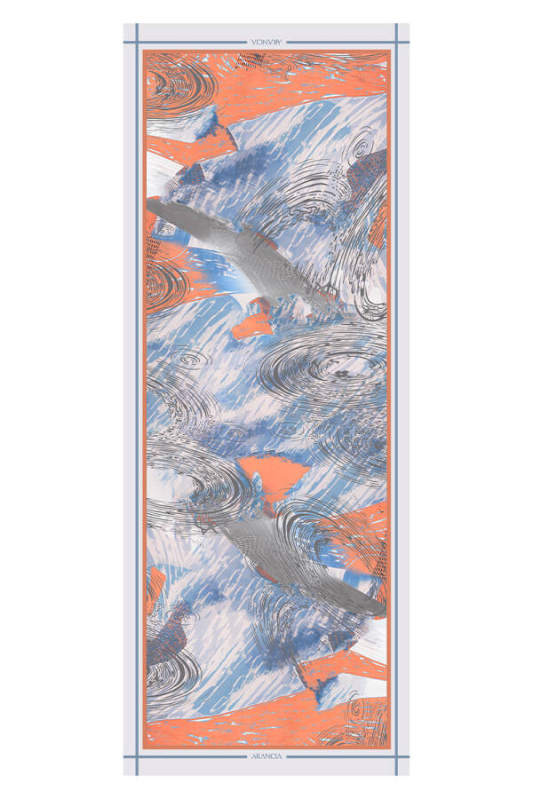 Açık Mavi 70X200 Modal Şal - 1