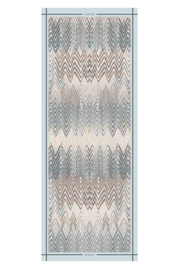 Açık Mavi 70X200 Modal Şal - 1