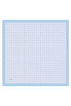 Açık Mavi 90X90 İpek Twill Eşarp 